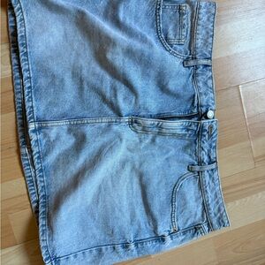 Dynamite Denim Skirt in Light Blue